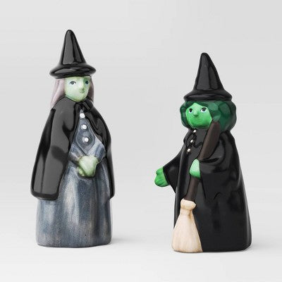 3pc Witch Mini Mantle Ceramic Decorative Accent Set - Hyde And EEK! Boutique™