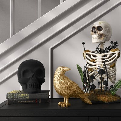 16.5" Plastic Skeleton Bust Halloween Decorative Prop - Hyde And EEK! Boutique™