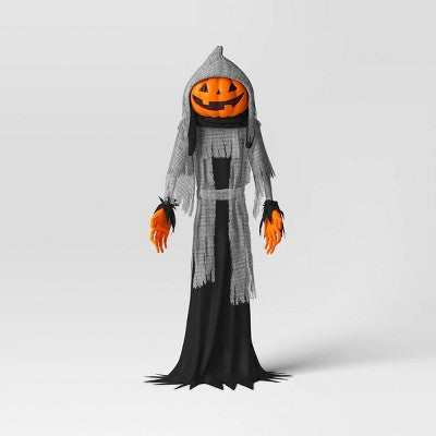 Lewis & Friends™ 8' Halloween Light And Sound Lewis The Pumpkin Ghoul - Hyde And EEK! Boutique™