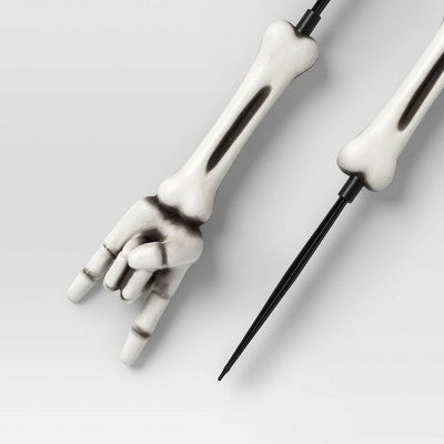 2pk 23" Rocker Skeleton Hands Halloween Yard Stakes - Hyde And EEK! Boutique™: Scene Props, No Battery