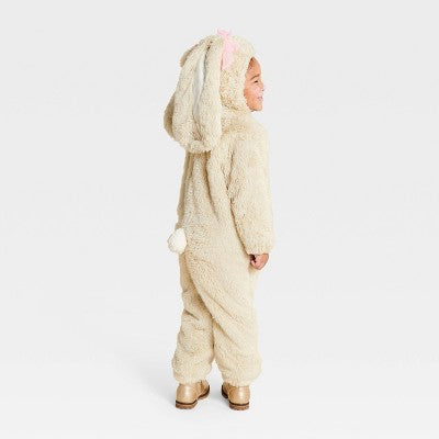 Toddler Bunny Halloween Costume Jumpsuit - Hyde And EEK! Boutique™ Light Brown