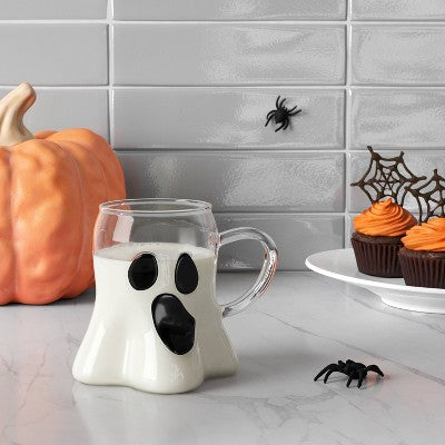 14.8 Fl Oz Glass Figural Ghosty Mug - Hyde And EEK! Boutique™