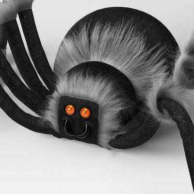 6' Plush Spider With Jewel Eyes Halloween Decorative Prop - Hyde And EEK! Boutique™