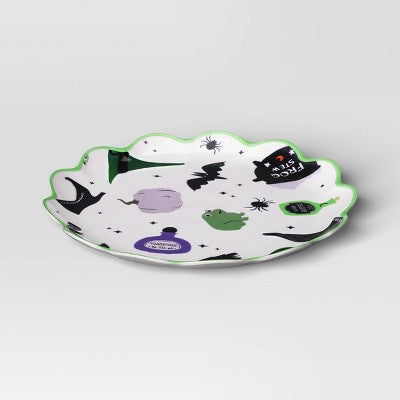  10.5" Halloween Melamine Novelty Dinner Plate - Hyde And EEK! Boutique™