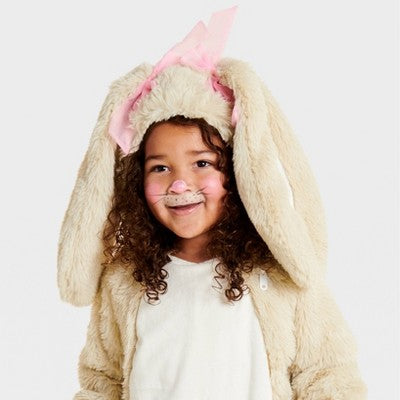  Toddler Bunny Halloween Costume Jumpsuit - Hyde And EEK! Boutique™ Light Brown
