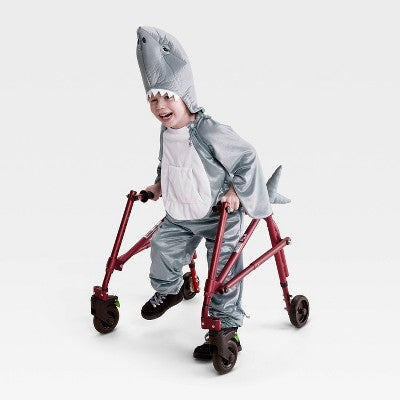 Kids' Shark Adaptive Halloween Costume Jumpsuit - Hyde And EEK! Boutique™ Gray