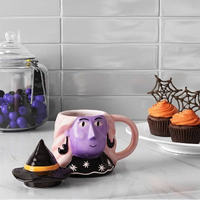  8 Fl Oz Figural Witch Mug With Lid - Hyde And EEK! Boutique™
