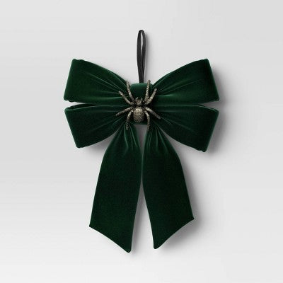  12" Velvet Bow With Embellishments - Hyde And EEK! Boutique™