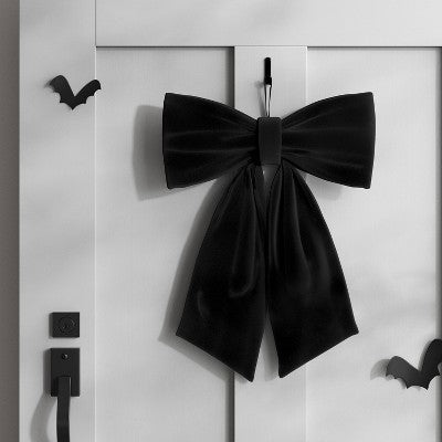  14" Large Bow Halloween Decorative Prop Black - Hyde And EEK! Boutique™