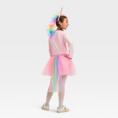  Kids' Light Up Unicorn Halloween Costume Kit One Size Fits Most - Hyde And EEK! Boutique™: Tutu & Accessories