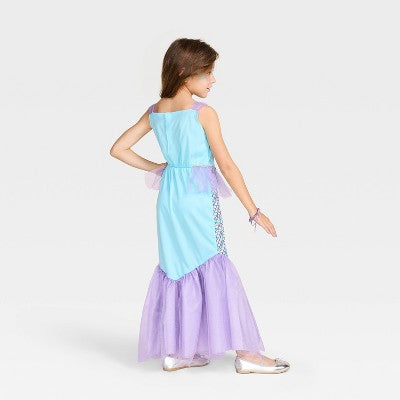  Magical Mermaid Kids' Costume - Hyde And EEK! Boutique™ Aqua Blue