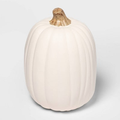  13" Carvable Faux Halloween Pumpkin - Hyde And EEK! Boutique™