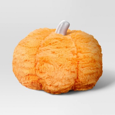  8"x10" Novelty Shaped Plush Pumpkin Throw Pillow - Hyde And EEK! Boutique™