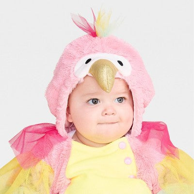  Infant And Toddler Parrot Halloween Costume Pullover - Hyde And EEK! Boutique™ Pink