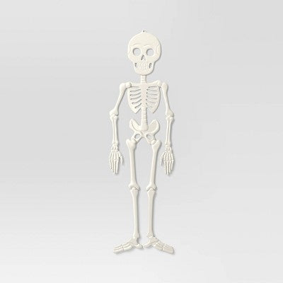  59" 3D Skull Skeleton Traditional Bone Halloween Decorative Prop Off-White - Hyde And EEK! Boutique™