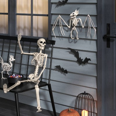  36" Posable Skeleton Halloween Decorative Mannequin - Hyde And EEK! Boutique™: Realistic, Movable Joints