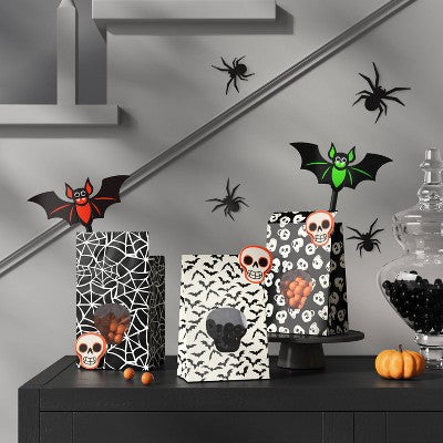  12ct Skull Treat Bag Party Favors - Hyde And EEK! Boutique™
