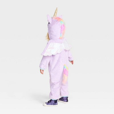  Toddler Unicorn Halloween Costume Jumpsuit - Hyde And EEK! Boutique™ Purple