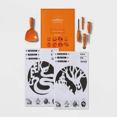  Halloween Pumpkin Carving Kit 6pc - Hyde And EEK! Boutique™