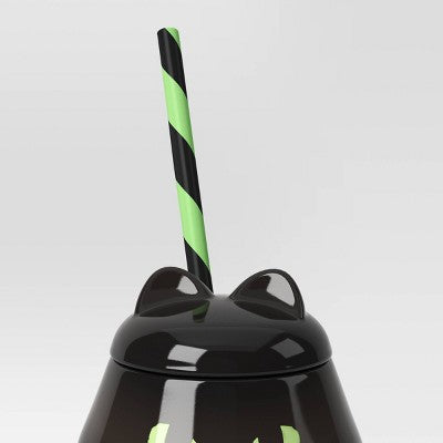  11.5 Fl Oz Halloween Figural Cat Tumbler - Hyde And EEK! Boutique™