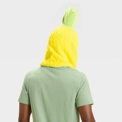 Adult Snood Pineapple Halloween Costume Headwear - Hyde And EEK! Boutique™ Green/Yellow