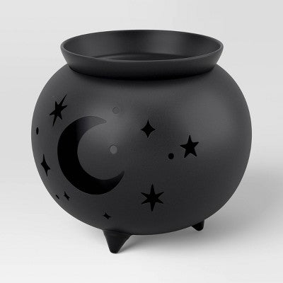  9" Large Metal Cauldron Planter Halloween Decorative Prop Black - Hyde And EEK! Boutique™