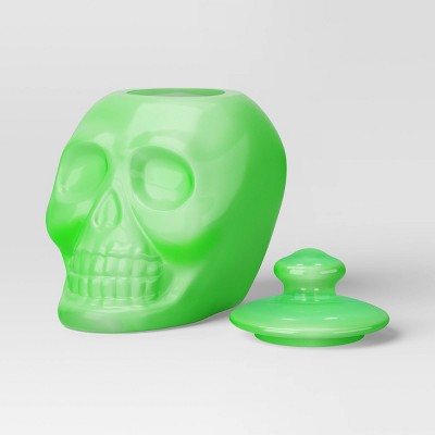  Ghoulish Blacklight Glow Skull Decorative Jar - Hyde And EEK! Boutique™