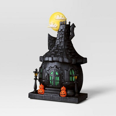  11.42" Witch Hut Halloween Decorative Prop Black - Hyde And EEK! Boutique™