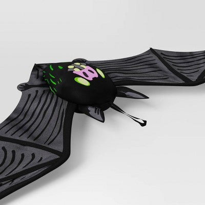  22" Hanging Bat Halloween Decorative Prop - Hyde And EEK! Boutique™: Indoor Unlit Decoration