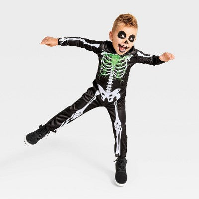  Toddler Glows Under Blacklight Electric Bones Skeleton Costume - Hyde And EEK! Boutique™