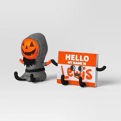  Lewis & Friends™ Lewis And Name Tag Duo Halloween Figurines - Hyde And EEK! Boutique™