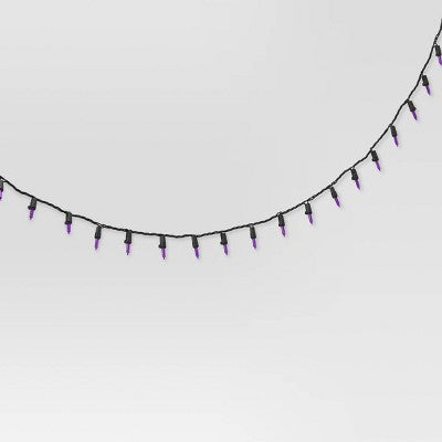  300ct LED Halloween Indoor Outdoor Miniature String Lights Purple/Black - Hyde And EEK! Boutique™