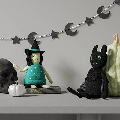  Knit Character Bat Sitabout Figurine - Hyde And EEK! Boutique™ Black