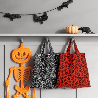  Pumpkin Toss Orange Reusable Tote - Hyde And EEK! Boutique™