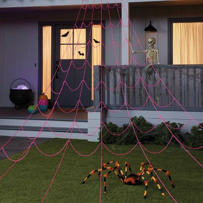  50" Plush Spider Halloween Decorative Prop - Hyde And EEK! Boutique™