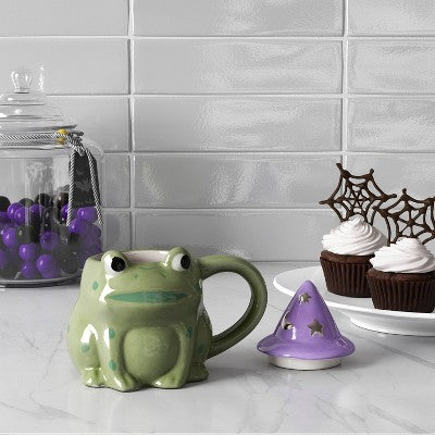  9oz Figural Frog Mug With Lid - Hyde And EEK! Boutique™