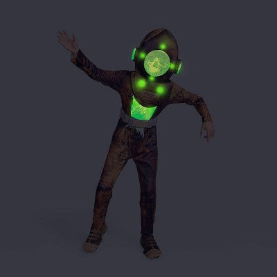  Kids' Light Up Deep Sea Diver Costume Glows Under Blacklight - Hyde And EEK! Boutique™