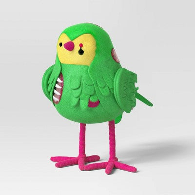  Featherly Friends™ 'Moldy' Zombie Halloween Bird Figurine - Hyde And EEK! Boutique™
