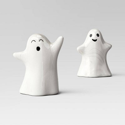  3pc Ghosts Mini Mantle Ceramic Decorative Accent Set - Hyde And EEK! Boutique™