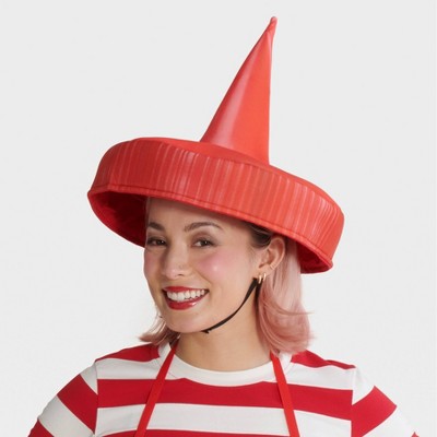  Adult Ketchup Halloween Costume Accessory Set - Hyde And EEK! Boutique™: Polyester, Red