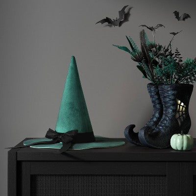  12" Witch Hat Tabletop Halloween Decorative Prop - Hyde And EEK! Boutique™