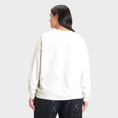  Women's Halloween Fleece Pajama Sweatshirt - Hyde And EEK! Boutique™