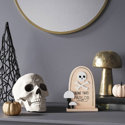  6" Skull Halloween Decorative Prop - Hyde And EEK! Boutique™