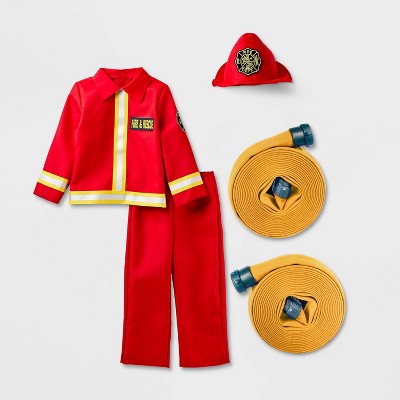  Toddler Glows In The Dark Firefighter With Wheel Cover Adaptive Costume - Hyde And EEK! Boutique™