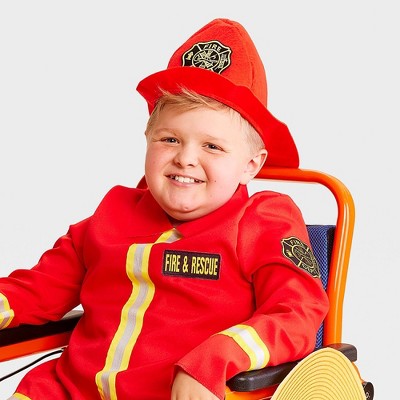  Toddler Glows In The Dark Firefighter With Wheel Cover Adaptive Costume - Hyde And EEK! Boutique™