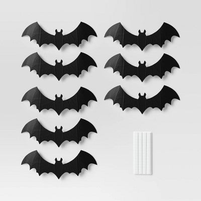  30ct Halloween Decor Kit Bats - Hyde And EEK! Boutique™: Wall Decals, 18+