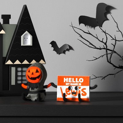  Lewis & Friends™ Lewis And Name Tag Duo Halloween Figurines - Hyde And EEK! Boutique™