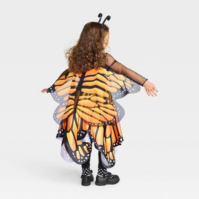  Toddler Glows Under Blacklight Monarch Butterfly Costume Dress - Hyde And EEK! Boutique™