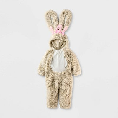  Toddler Bunny Halloween Costume Jumpsuit - Hyde And EEK! Boutique™ Light Brown