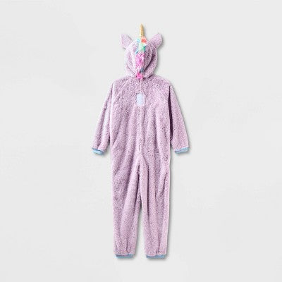  Kids' Unicorn Adaptive Halloween Costume Jumpsuit - Hyde And EEK! Boutique™ Purple
